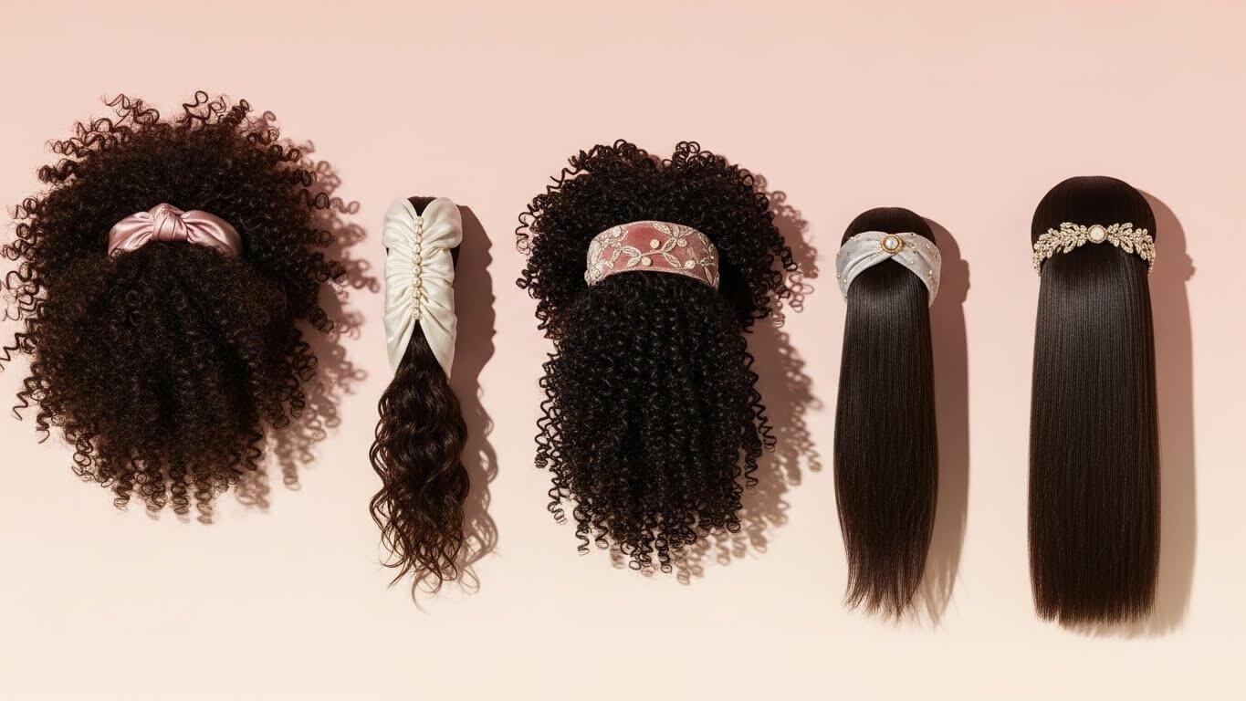 Styling bandeaux for curly, coily & straight hair